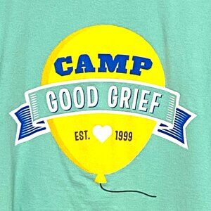 Camp Good Grief Mens T-Shirt 3XL Mint Green Memphis Tennessee Kemmons Wilson‎